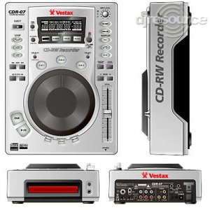 Vestax CDR-07 CD-Recorder - Gear Others News | DJResource Vestax CDR-07 CD-Recorder - Gear Others News | DJResource