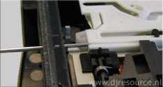 Forced Eject Pin inside view