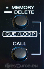 Pioneer CDJ-400 Memory Buttons