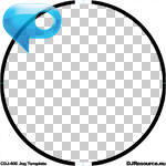 Pioneer CDJ-400 Jog Sheet Template Photoshop File