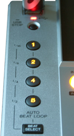 Pioneer CDJ-850 Auto Beat Loop buttons