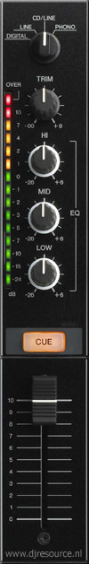Pioneer DJM-1000 Fader Strip