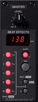 Pioneer DJM-400 Beat Effects Section