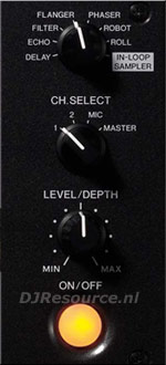 Pioneer DJM-400 Effect Select and Parameter Section