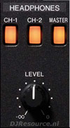 Pioneer DJM-400 Headphones Select Section