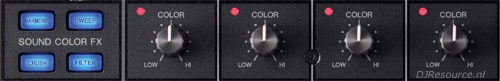 Pioneer DJM-800 Filter Effects Section