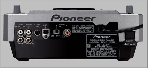 Pioneer DMP-555 Backside