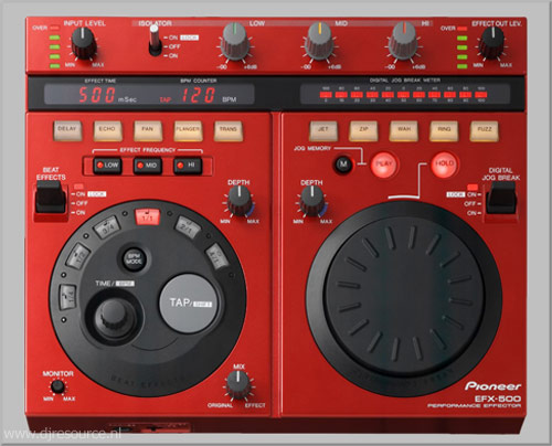 Pioneer EFX-500 - Effects & Headphones | DJResource