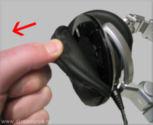 Pioneer HDJ-1000 remove earpad