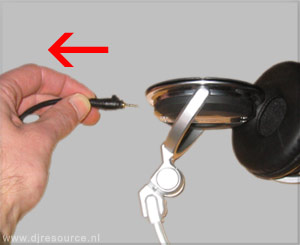 Pioneer HDJ-1000 remove the cable