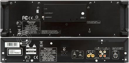 Pioneer MEP-7000 backside
