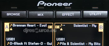 Pioneer MEP-7000 Display Selection Buttons