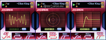 Pioneer MEP-7000 Jog Effects in Center Display