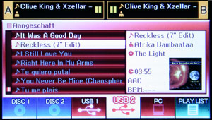 Pioneer MEP-7000 playback track from iPod