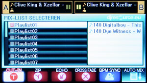 Pioneer MEP-7000 playlist