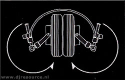 Pioneer SE-M10R Drawing of folding