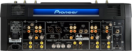 Pioneer DJM-1000 back panel Pioneer SVM-1000 Rear Side
