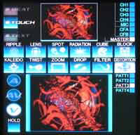 Pioneer SVM-1000 Video Effects Display in VIDEO Effects mode