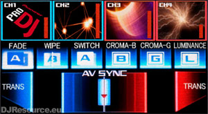 SVM-1000 Fader LCD touch panel section SVM-1000 Fader LCD touch panel section