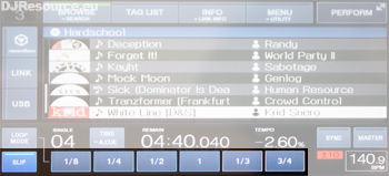 Pioneer XDJ-1000 Slip Mode