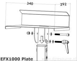Pioneer ProDJ Bracket - EFX-1000