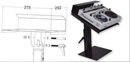 Pioneer ProDJ Bracket - EFX500