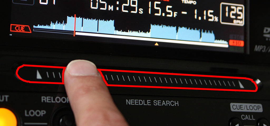 Pioneer DJ CDJ-2000 Needle Search Strip