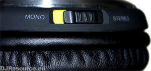 Pioneer HDJ-2000 mono stereo switch