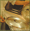 How is Vinyl pressed?