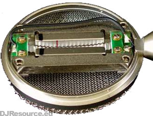 Dynamic Ribbon Microphone inside view