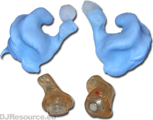 Foam moulds for custom fit ear plugs