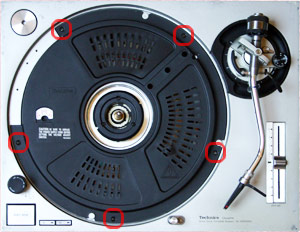 Technics SL1200 top Cover