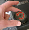 Remove the 4 feet of the Technics turntable Remove the 4 feet of the Technics turntable