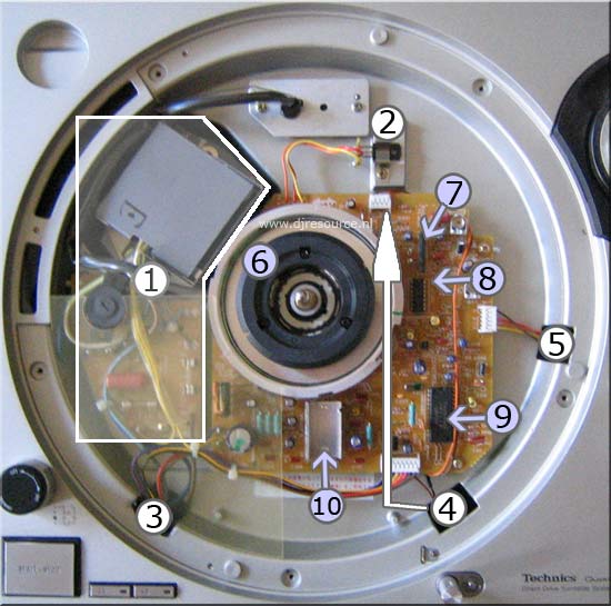 Technics SL1200MK2 Circuit Board