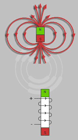 Regular Magnet with a North and a South pole