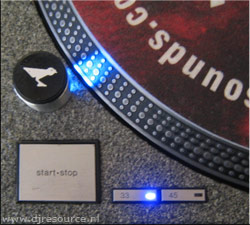 Technics SL-1210LTD Blue Stroboscoop and RPM Indicators