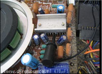 Reverse Module is connected between the PCB and the connector. Also needed a wire to the Drive Control chip
