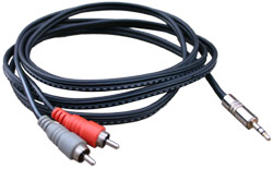 Cinch to mini jack cable, home manufatered