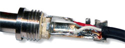 3.5mm connector properly mounted