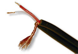 Strip the end of the cable and twist the copper